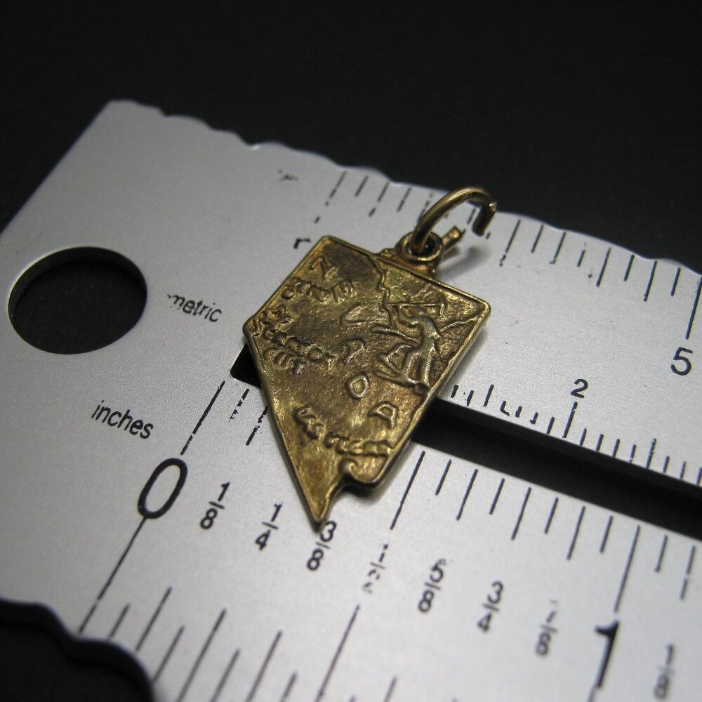 Vintage State of Nevada  Sterling Silver Charm - Picture 4 of 4